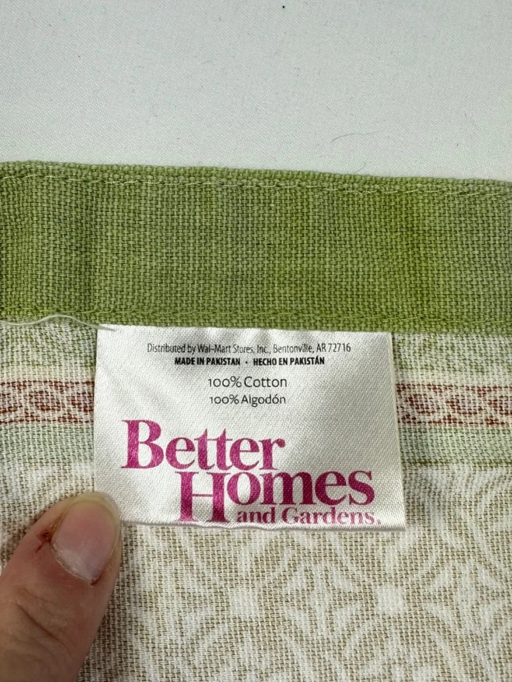 Better Homes Rooster Design 2 Curtain Panels & Valance Olive Green and Beige